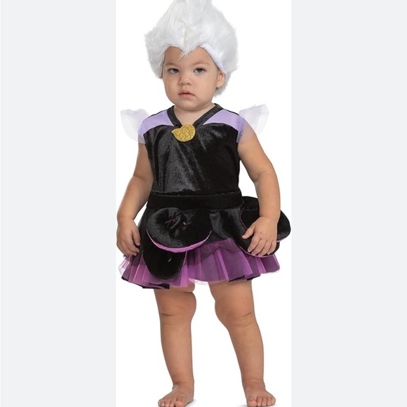 Disney the Little Mermaid Ursula Costume for Babies 6-12 M - Picture 1 of 7